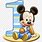 Mickey Mouse 1 Birthday