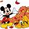 Mickey Mouse Fall Clip Art