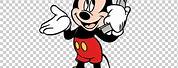 Mickey Mouse On Phone Clip Art