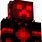 Minecraft Red Creeper Skin