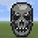 Minecraft Skull Pixel Art