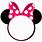 Minnie Mouse Head Template