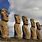 Moai Statues On Easter Island