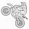 Motocross Bike Coloring Pages