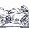 Motorcycle Bike Drawings
