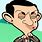 Mr Bean Confused Face Cartoon