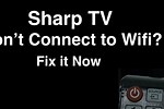 My Sharp TV Wont Let Me Hook Up Wired Internet