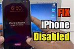 My iPhone 11 Is Disabled