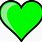 Neon Green Heart