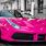 Neon Pink Ferrari