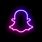 Neon Snapchat Icon