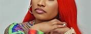 Nicki Minaj Red Hair Fan