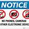 No Cell Phones or Electronic Devices Free Printable Signs