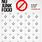 No Junk Food Challenge Printable