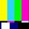 No Signal Color Television Screen Image