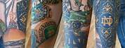 Notre Dame Golden Dome Tattoos