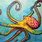 Octopus Paintings Art