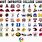 Old College Football Logos