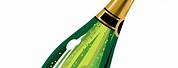 Open Champagne Bottle Clip Art