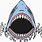 Open Mouth Shark Clip Art