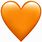 Orange Heart iPhone Emoji