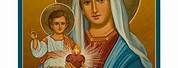 Our Lady of the Sacred Heart Icon