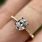 Oval Diamond Gold Engagement Ring