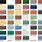 Paint Color Chart with Names