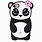Panda iPhone 8 Phone Case