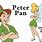 Peter Pan and Tinkerbell Clip Art