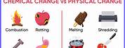 Physical vs Chemical Change Properties