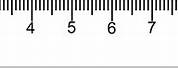 Picture of a Ruler Actual Size