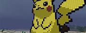Pikachu Minecraft Pixel Art