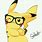 Pikachu with Glasses