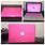 Pink Apple Laptop Computer