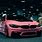 Pink BMW Sports Car