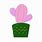 Pink Cactus Flower Clip Art