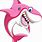 Pink Cartoon Shark