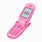 Pink Cell Phone PNG