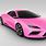Pink Color Car