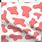 Pink Cow Print Fabric