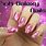 Pink Galaxy Nails