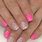 Pink Gel Nail Art
