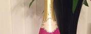 Pink Glitter Champagne Bottle