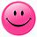 Pink Happy Face Emoji
