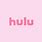 Pink Hulu Logo