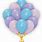 Pink Purple and Blue Balloons