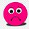 Pink Sad Face Emoji