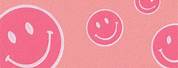 Pink Smiley-Face Wallpaper