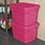 Pink Storage Containers